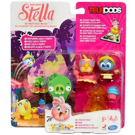 Angry Birds Stella Telepods Hasbro Set 2 Figurine