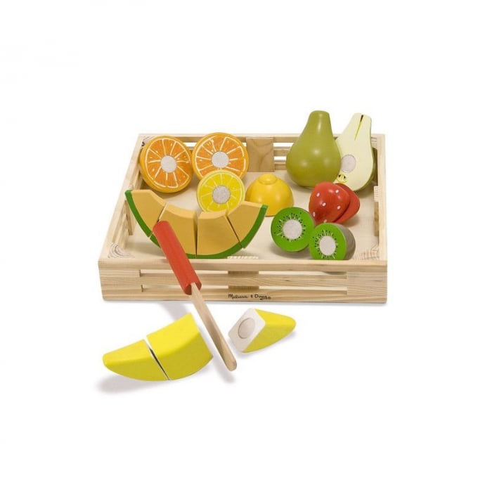 Set Fructe Lemn de Tăiat Melissa & Doug
