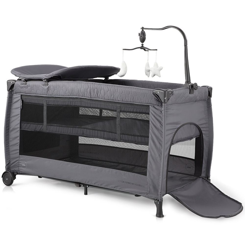 Pătuț pliabil Chipolino Bella Granite, 0-15 kg