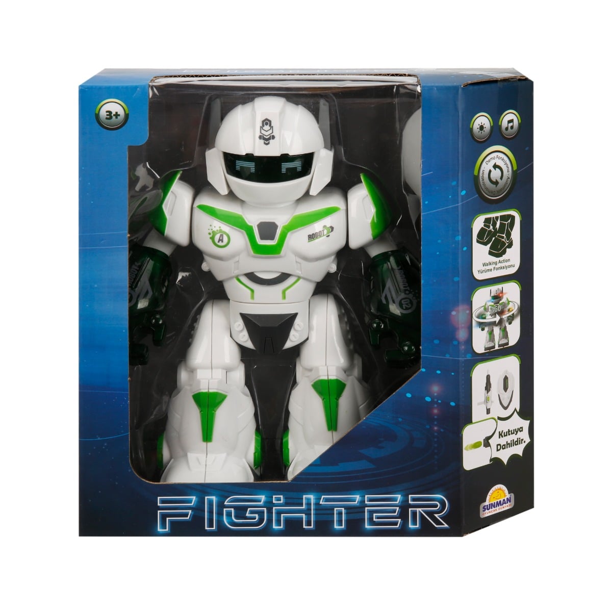 Robot Fighter Sunman cu Lumini și Sunete, 22 cm