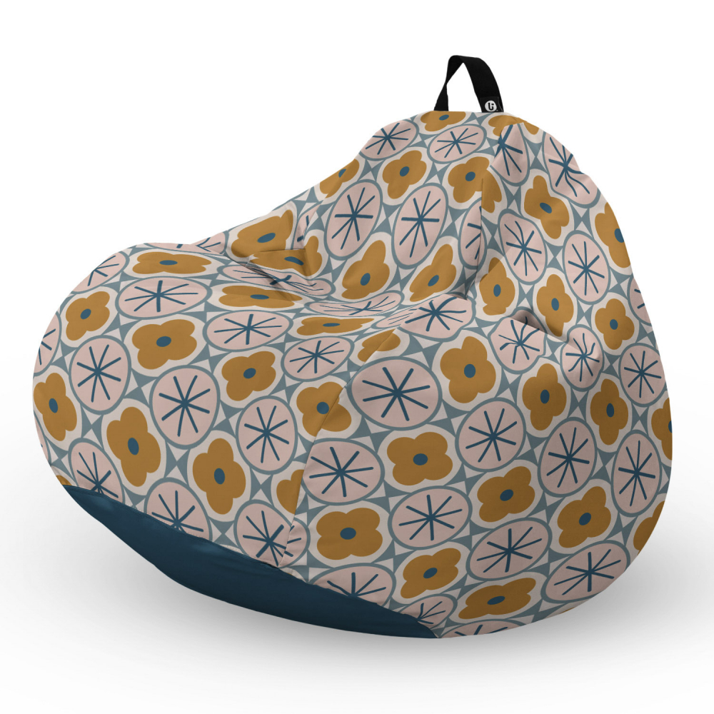 Fotoliu Puf Updeco Geometric Flowers - imagine 5