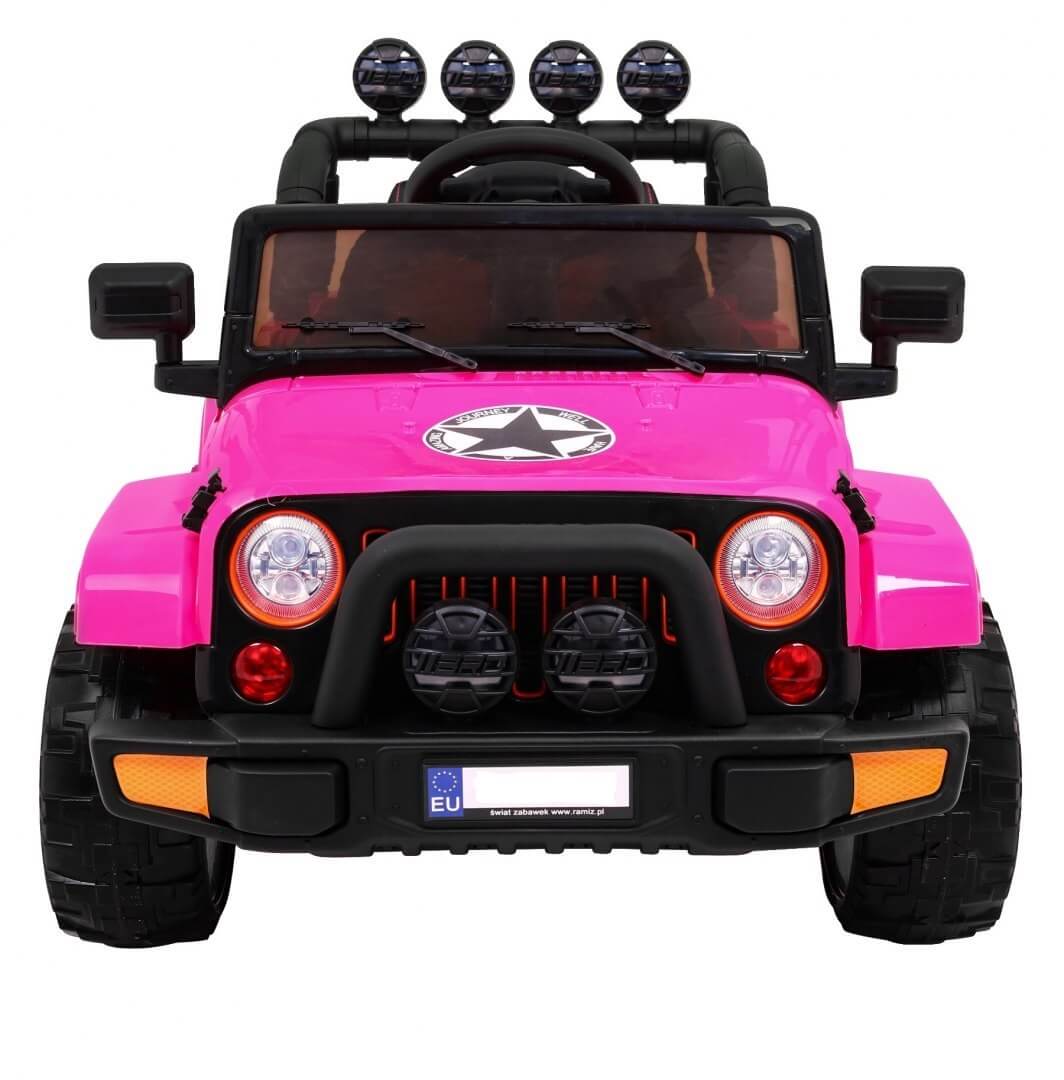 Mașinuță Electrică 4WD Roz pentru Copii | Autokids - imagine 3