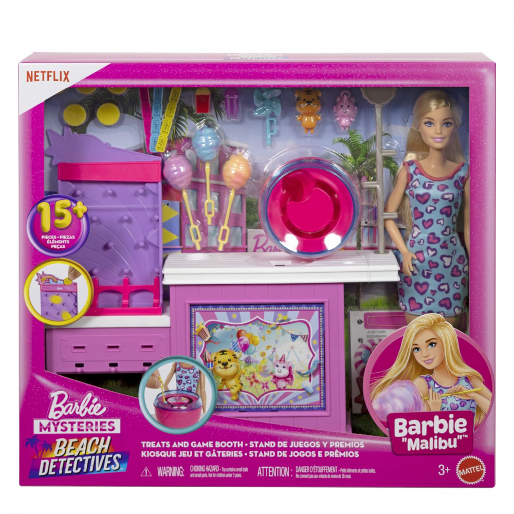 Barbie Detectivi Malibu Cabină Jocuri Mattel