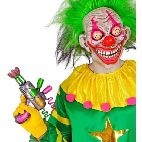 Pistol Cosmic Clown Widmann - Jucărie Carnaval 25cm - imagine 2