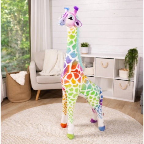 Girafa Rainbow Melissa&Doug 138cm Plus Gigant - imagine 2