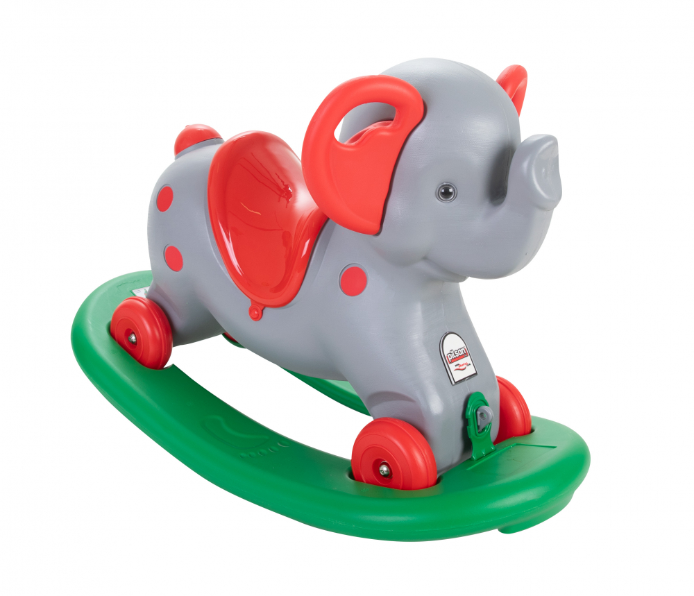 Balansoar Elefant Pilsan 2 in 1, Gri - imagine 4