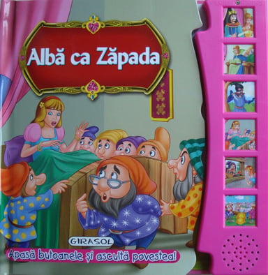 Carte Interactivă Alba ca Zăpada cu Sunete Girasol