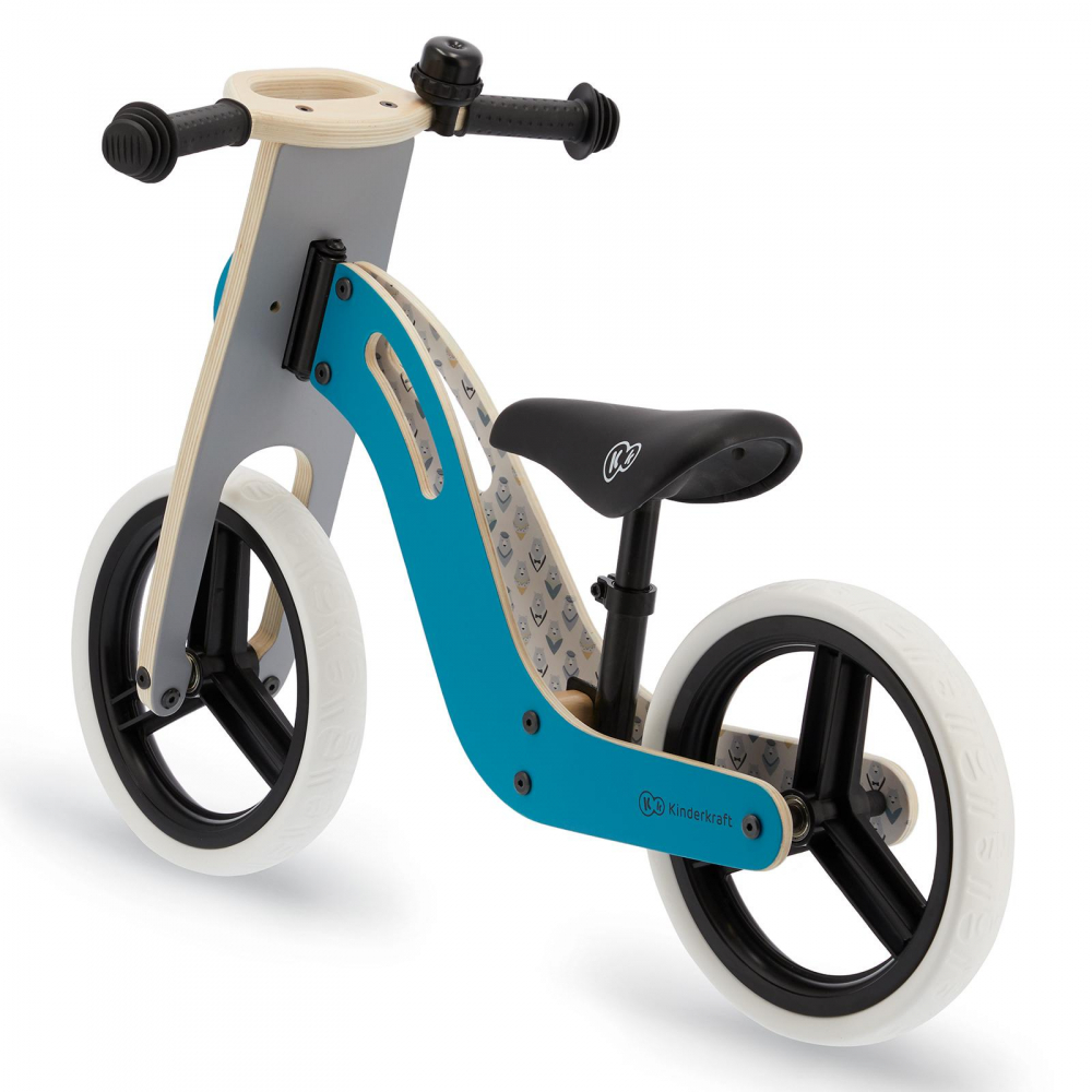 Bicicleta Echilibru Kinderkraft Uniq Turquoise - imagine 4