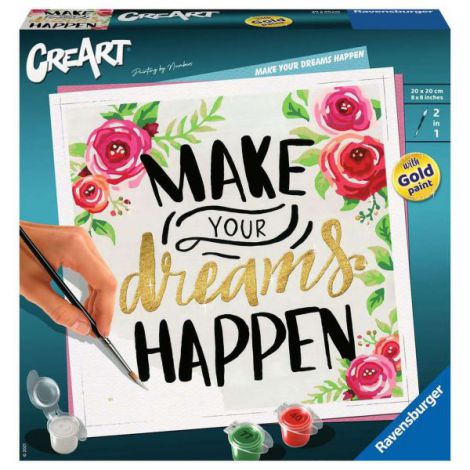 Pictura pe numere Make Your Dreams Happen Ravensburger
