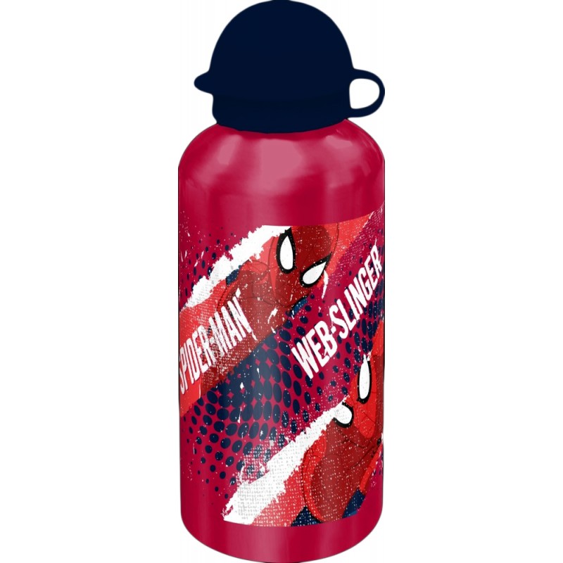 Recipient Apa 500ml Spiderman Aluminiu - imagine 2