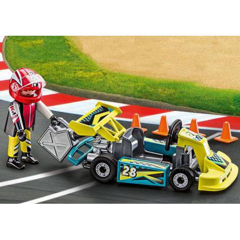 Playmobil - Set Portabil Masinuta de Curse - imagine 3