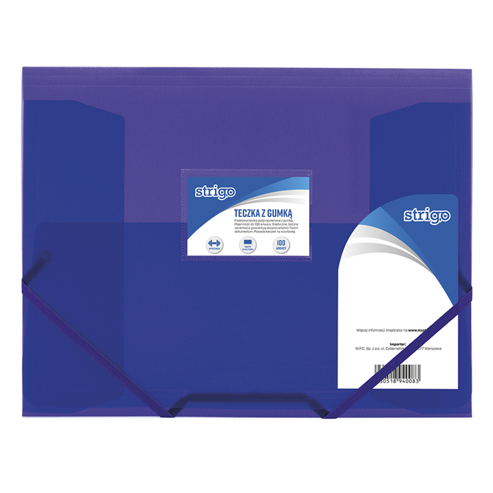 Mapa Strigo A4 Mov cu Elastic - Organizare Eficientă