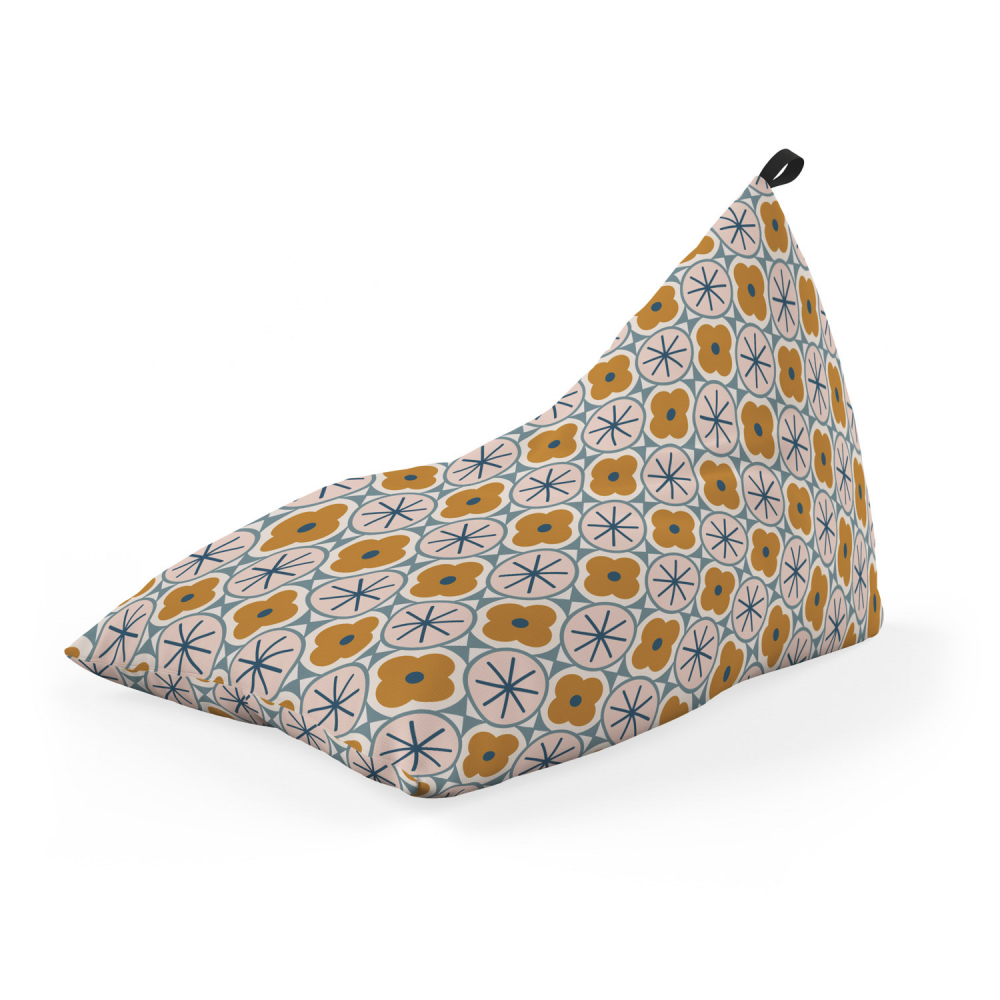 Fotoliu Puf Updeco Lounge Geometric Flowers - imagine 5