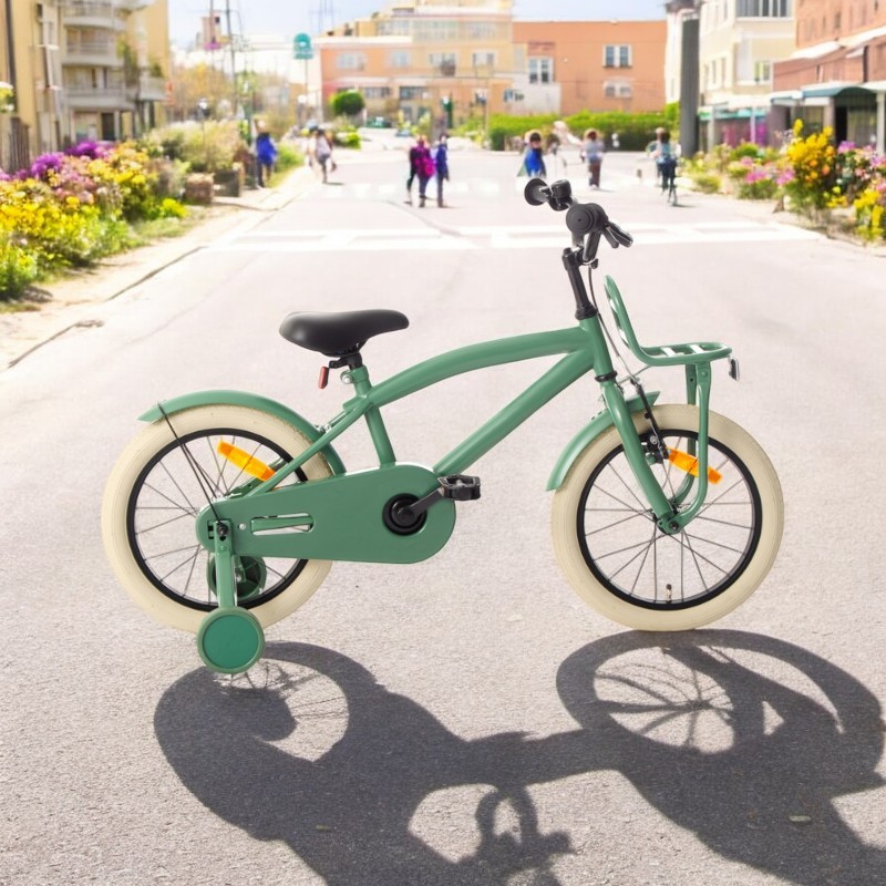 Bicicleta Procart Verde 16" Copii 4-6 Ani - imagine 2
