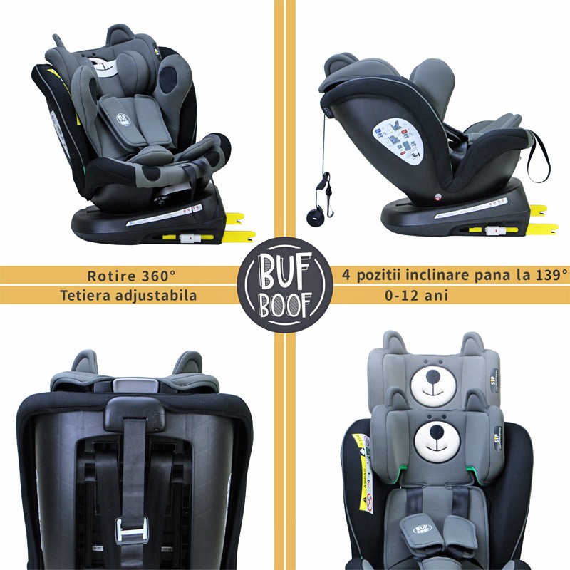 Scaun Auto Tweety Plus Deluxe i-Size Rotativ 360°
