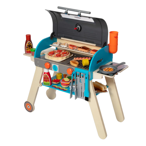 Set Bucătărie Grill Pizza Melissa & Doug Lemn