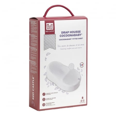 Husă Saltea Cocoonababy Red Castle White