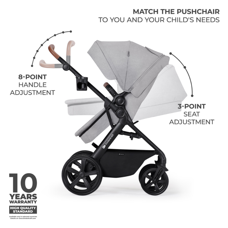 Carucior 3 in 1 Kinderkraft A-Tour - Versatilitate Maximă - imagine 9