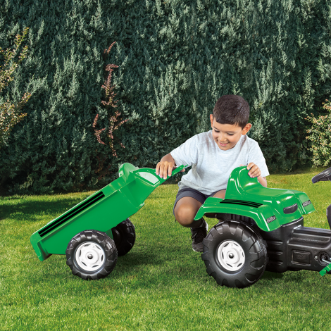 Set Tractor Dolu cu Pedale si Excavator - imagine 7