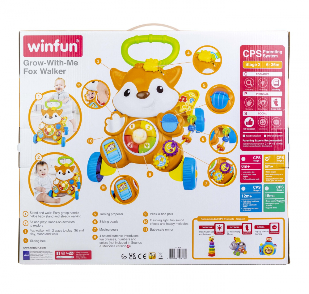 Winfun Antepremergator Vulpe Sunete & Lumini - imagine 4
