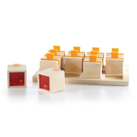 Peekaboo Sound Boxes Guidecraft - Joc educativ - imagine 2