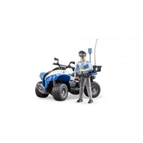 Bruder ATV de Poliție cu Figurină - imagine 4