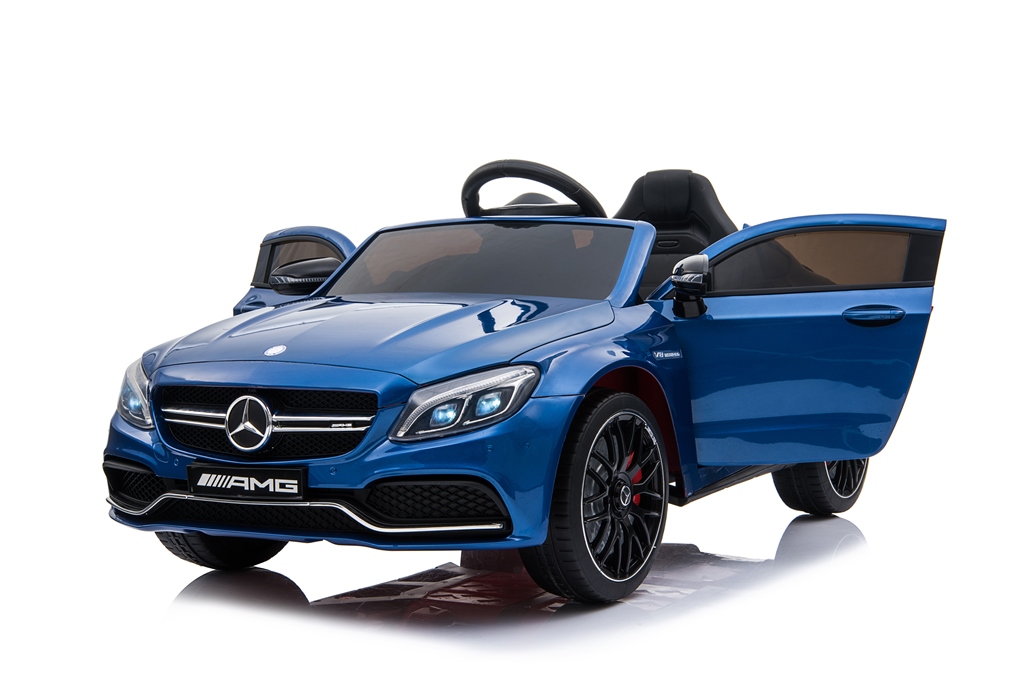 Masinuta Electrica Mercedes AMG C63s Albastru - imagine 2