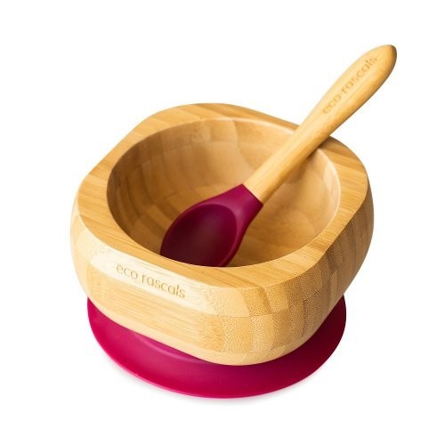 Set Castron și Lingură Bambus Eco Rascals