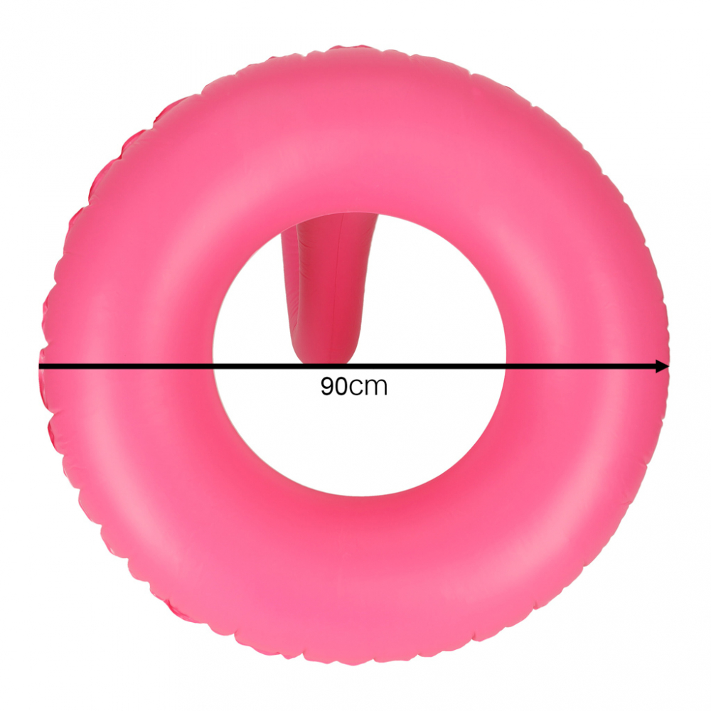 Colac Gonflabil Flamingo Roz 90cm Ikonka - imagine 3