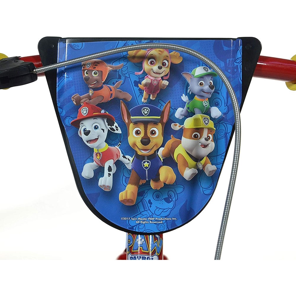 Bicicleta Dino Bikes Paw Patrol 12 inch, cu Roti Ajutatoare