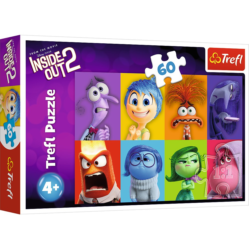 Puzzle Trefl Disney Inside Out 2 - 60 piese