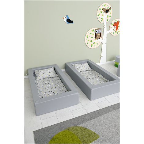 Patut Cresa Moje Bambino Gri cu Saltea Inclusa - imagine 4