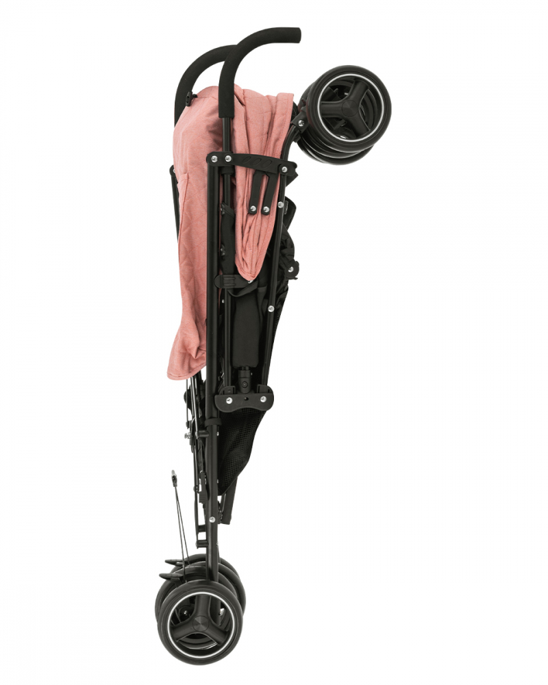 Carucior KikkaBoo Beetle Pink, Pliere Umbrela, Usor - imagine 6