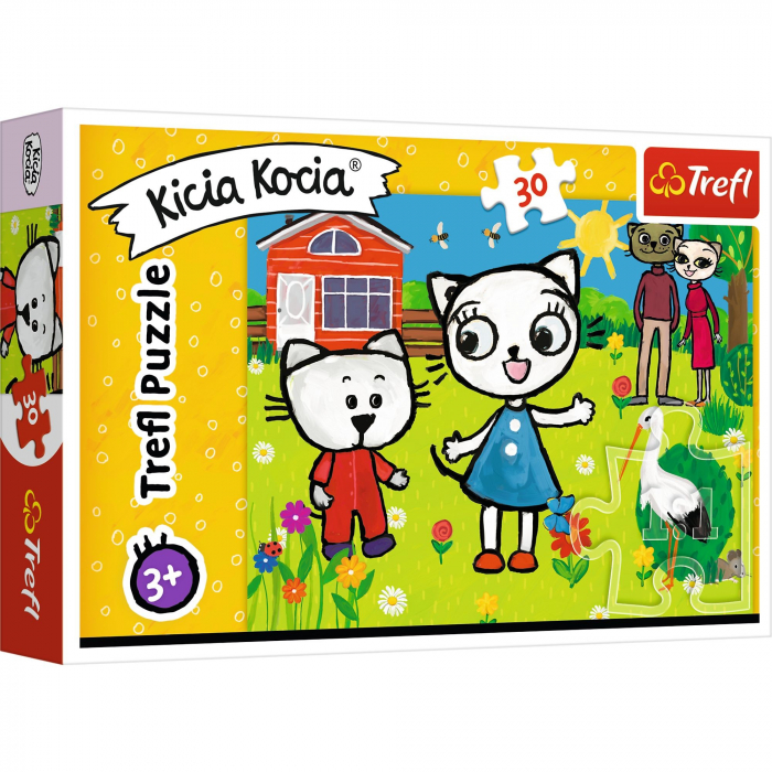 Puzzle Kitty Trefl 30 piese +3 ani