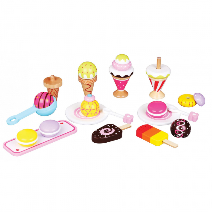 Set Inghetata New Classic Toys, Lemn