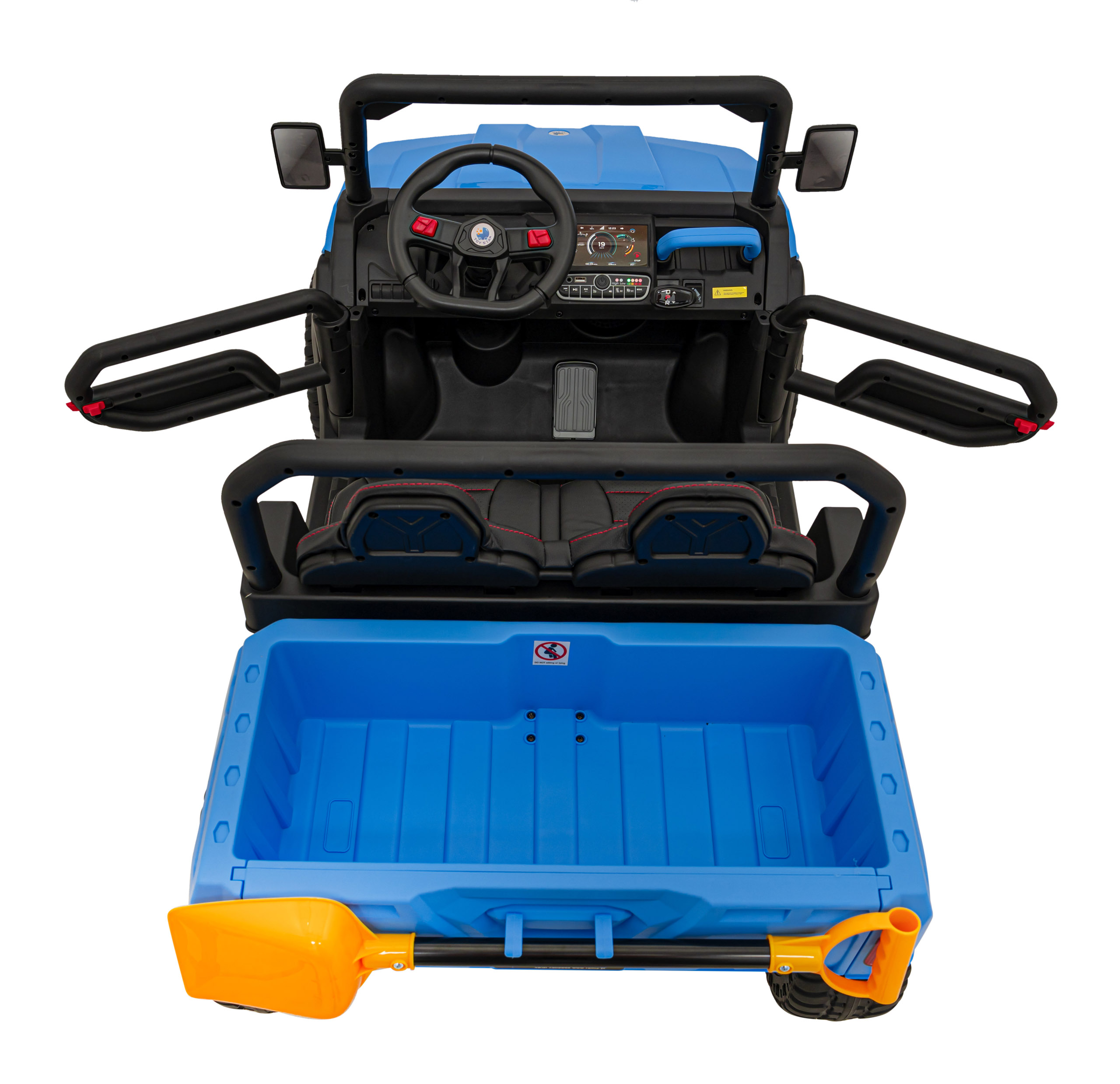 Masinuta Electrica 4x4 Pick Up Speed 900 Albastru - imagine 8
