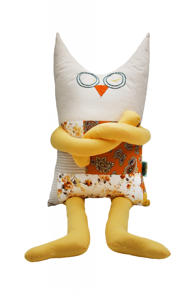 Păpușă Pernă Bufnița Lulu 80 cm Tiknik - imagine 2
