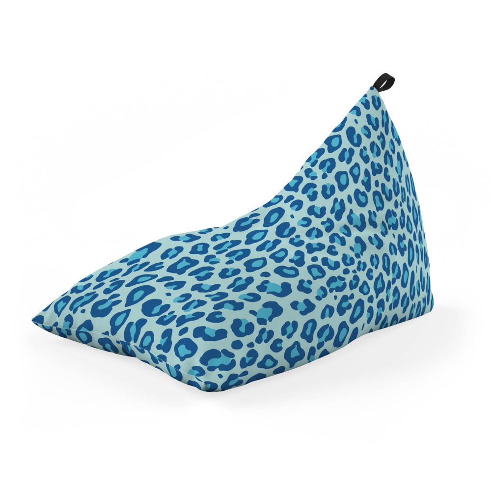 Fotoliu Puf Leopard Blue | Updeco - imagine 5