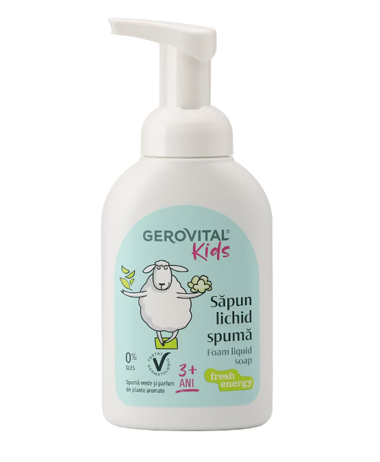 Săpun Lichid Spumă Gerovital Kids Fresh Energy