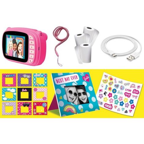 Camera Foto Instant Barbie cu Imprimare - imagine 5