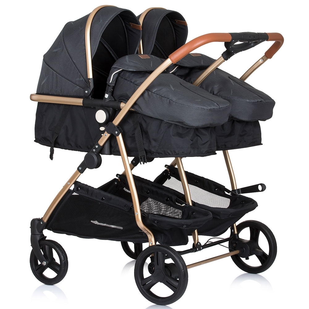 Carucior Gemeni Chipolino Duo Smart 2 in 1, Raven