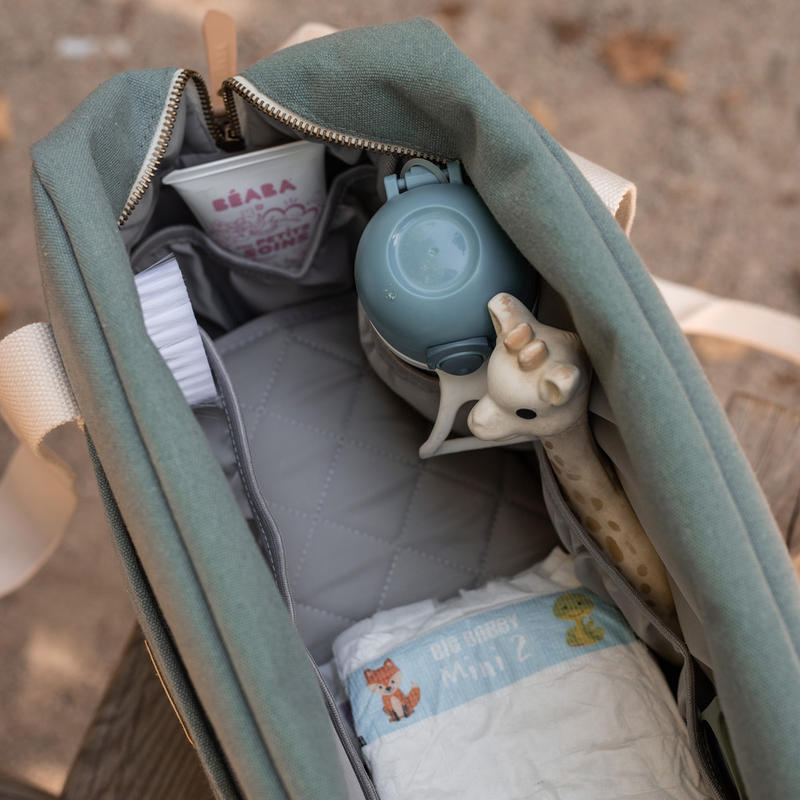 Geantă Schimb Beaba Paris Sage Green | Practică și Modernă - imagine 6