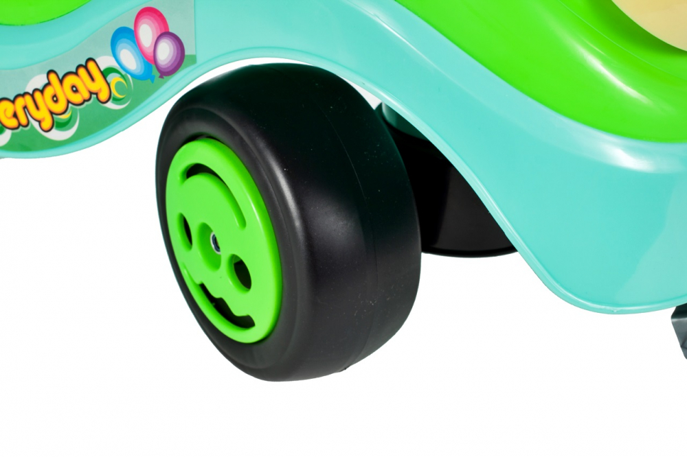 Mașinuță Malplay Kitty Green, fără pedale, cu spătar - imagine 9