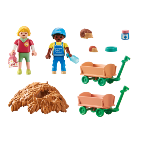 Playmobil Familie Arici - Joc Educativ - imagine 2