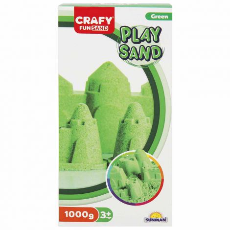Nisip Kinetic Fun Sand 1kg Verde | Crafy - imagine 2