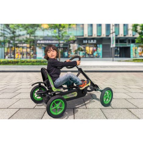 Dino Cars Speedy BF1 Kart Pedale Negru-Verde - imagine 11
