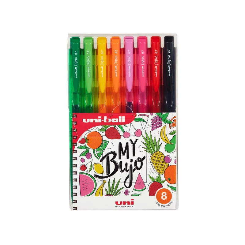 Set 8 Pixuri Uni-ball Signo My Bujo 0.7mm