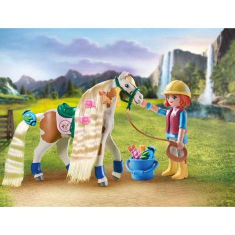 Playmobil Ellie și Cal cu Păr - Jucărie Creativă