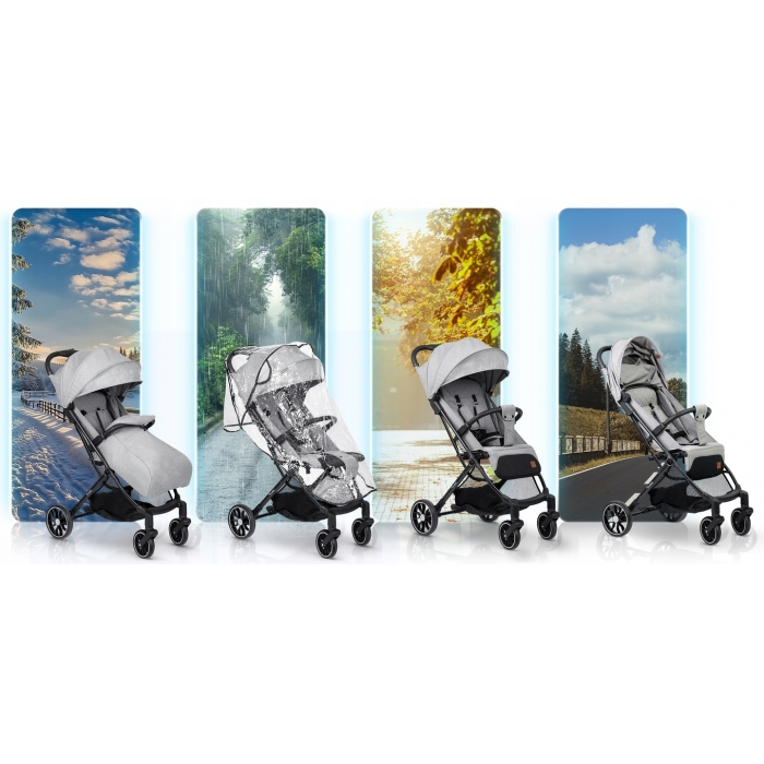 Carucior Compact Nukido Paseo - Călătorii Ușoare - imagine 2