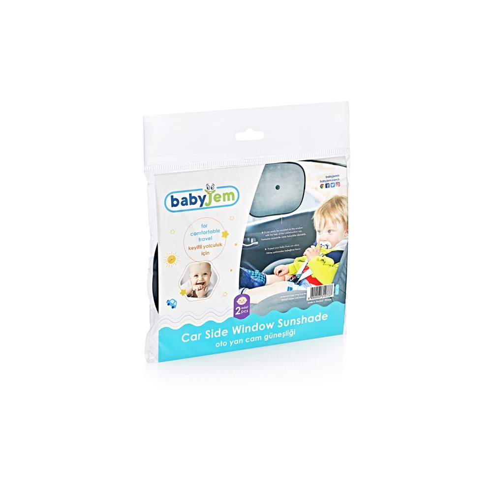 Parasolar Auto BabyJem, Set 2 Bucăți - imagine 2